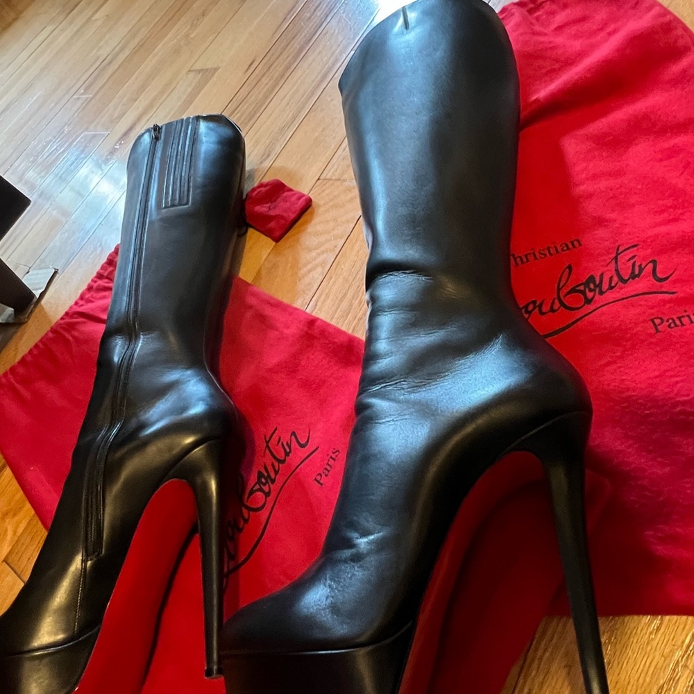 Christian Loubotin Bianca Boots